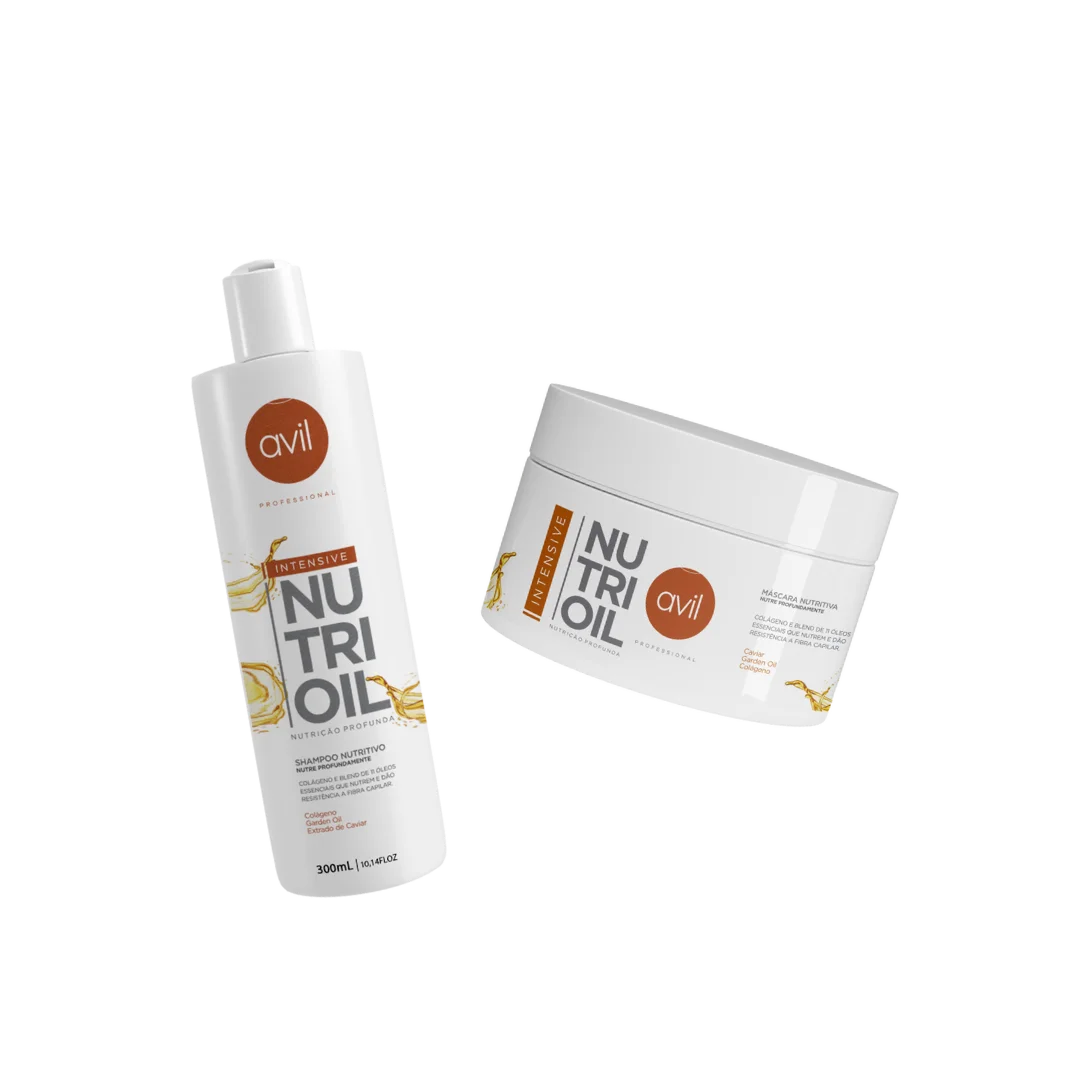AVIL KIT NUTRI OIL SHAMPOO 300ml + MASCARILLA 300gr